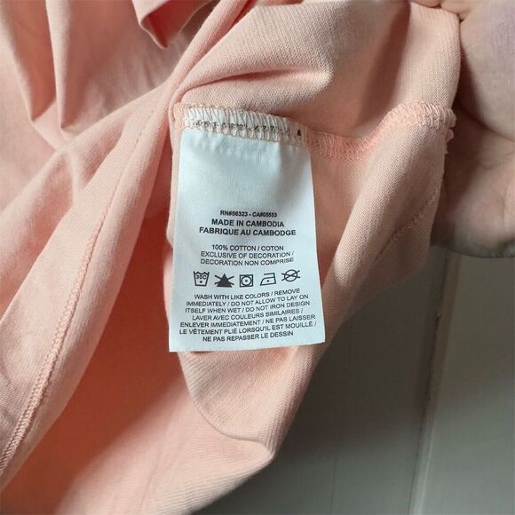 Jordan Oversize Pink T-Shirt Michael Jordan Graphic Size L - Picture 6 of 7